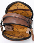 American Darling Canteen Hand Tooled Genuine Leather Women Bag Western Handbag Purse