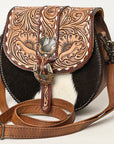 American Darling Crossbody Hair-On Genuine Leather Women Bag Western Handbag Purse