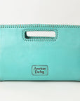 American Darling Clutch Hand Tooled Genuine Leather women bag western handbag purse