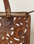 OHLAY KBG322A TOTE Hand Tooled Genuine Leather women bag western handbag purse