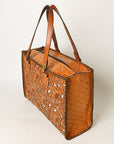 OHLAY KBG322B TOTE Hand Tooled Genuine Leather women bag western handbag purse