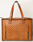 OHLAY KBG322B TOTE Hand Tooled Genuine Leather women bag western handbag purse