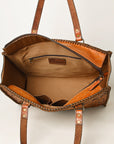 OHLAY KBG322B TOTE Hand Tooled Genuine Leather women bag western handbag purse