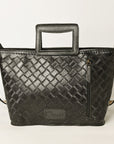 OHLAY KBG324A TOTE Hand Tooled Genuine Leather women bag western handbag purse