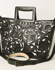 OHLAY KBG324A TOTE Hand Tooled Genuine Leather women bag western handbag purse