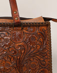 OHLAY KBG334A TOTE Hand Tooled Genuine Leather women bag western handbag purse