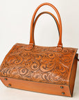 KBG334C Ohlay Western Genuine Leather Hand Tooled Women Tote Bags