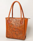 OHLAY KBG338B TOTE Hand Tooled Genuine Leather women bag western handbag purse