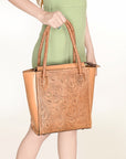 OHLAY KBG338C TOTE Hand Tooled Genuine Leather women bag western handbag purse