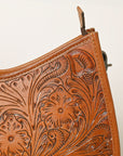 OHLAY KBG342 Cross Body Hand Tooled Genuine Leather women bag western handbag purse