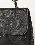 OHLAY WALLET Hand Tooled Genuine Leather women bag western handbag purse