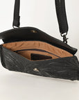 OHLAY WALLET Hand Tooled Genuine Leather women bag western handbag purse