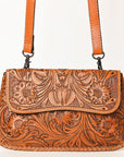 OHLAY WALLET Hand Tooled Genuine Leather women bag western handbag purse