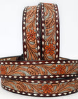 American Darling Beautifully Hand Tooled Genuine American Leather Belt Men and Women