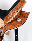 Flex Tree Western Horse Saddle American Leather Trail Barrel Racing By Hilason