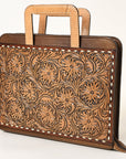 American Darling Briefcase Hand Tooled Genuine Leather Women Bag Western Handbag Purse