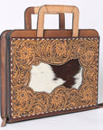 American Darling Briefcase Hand Tooled Genuine Leather Women Bag Western Handbag Purse