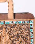 American Darling Briefcase Hand Tooled Genuine Leather Women Bag Western Handbag Purse