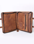 American Darling Briefcase Hand Tooled Genuine Leather Women Bag Western Handbag Purse