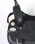 Hilason Horse Trail Pleasure Endurance Synthetic Saddle Black