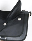 Hilason Horse Trail Pleasure Endurance Synthetic Saddle Black