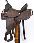 Hilason Horse Trail Pleasure Endurance Synthetic Saddle Brown