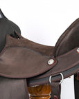 Hilason Horse Trail Pleasure Endurance Synthetic Saddle Brown