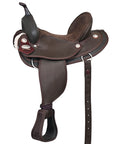 Hilason Horse Trail Pleasure Endurance Synthetic Saddle Brown