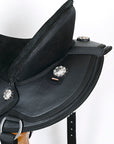 Hilason Horse Trail Pleasure Endurance Synthetic Saddle Black