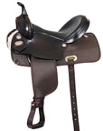 Hilason Horse Trail Pleasure Endurance Synthetic Saddle Brown