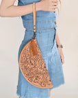 American Darling Clutch Hand Tooled Genuine Leather Women Bag Western Handbag Purse