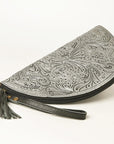 American Darling Clutch Hand Tooled Genuine Leather Women Bag Western Handbag Purse