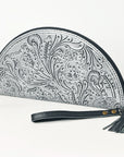 American Darling Clutch Hand Tooled Genuine Leather Women Bag Western Handbag Purse
