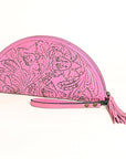 American Darling Clutch Hand Tooled Genuine Leather Women Bag Western Handbag Purse