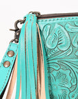 American Darling Hand Tooled Genuine Leather Women Bag Western Handbag Purse