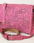 American Darling Hand Tooled Genuine Leather Women Bag Western Handbag Purse