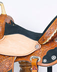 Western Horse Saddle American Leather Flex Trail Barrel Hilason