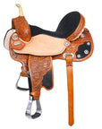 Western Horse Saddle American Leather Flex Trail Barrel Hilason