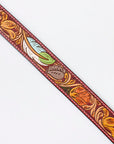 American Darling ADBLF148-L Beautifully Hand Tooled Genuine American Leather Belt Men and Women