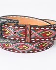American Darling Beautifully Hand Tooled Genuine American Leather Belt Men and Women