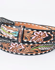 American Darling Beautifully Hand Tooled Genuine American Leather Belt Men and Women