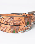 American Darling Beautifully Hand Tooled Genuine American Leather Belt Men and Women