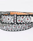 American Darling ADBLF165-L Beautifully Hand Tooled Genuine American Leather Belt Men and Women