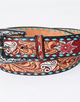 American Darling Beautifully Hand Tooled Genuine American Leather Belt Men and Women