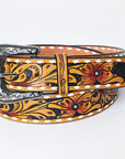 American Darling Beautifully Hand Tooled Genuine American Leather Belt Men and Women