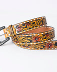 American Darling Beautifully Hand Tooled Genuine American Leather Belt Men and Women