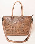 American Darling Hand Tooled Genuine Leather Women Bag Western Handbag Purse