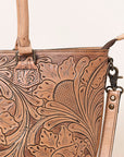 American Darling Hand Tooled Genuine Leather Women Bag Western Handbag Purse