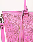American Darling Hand Tooled Genuine Leather Women Bag Western Handbag Purse