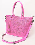 American Darling Hand Tooled Genuine Leather Women Bag Western Handbag Purse